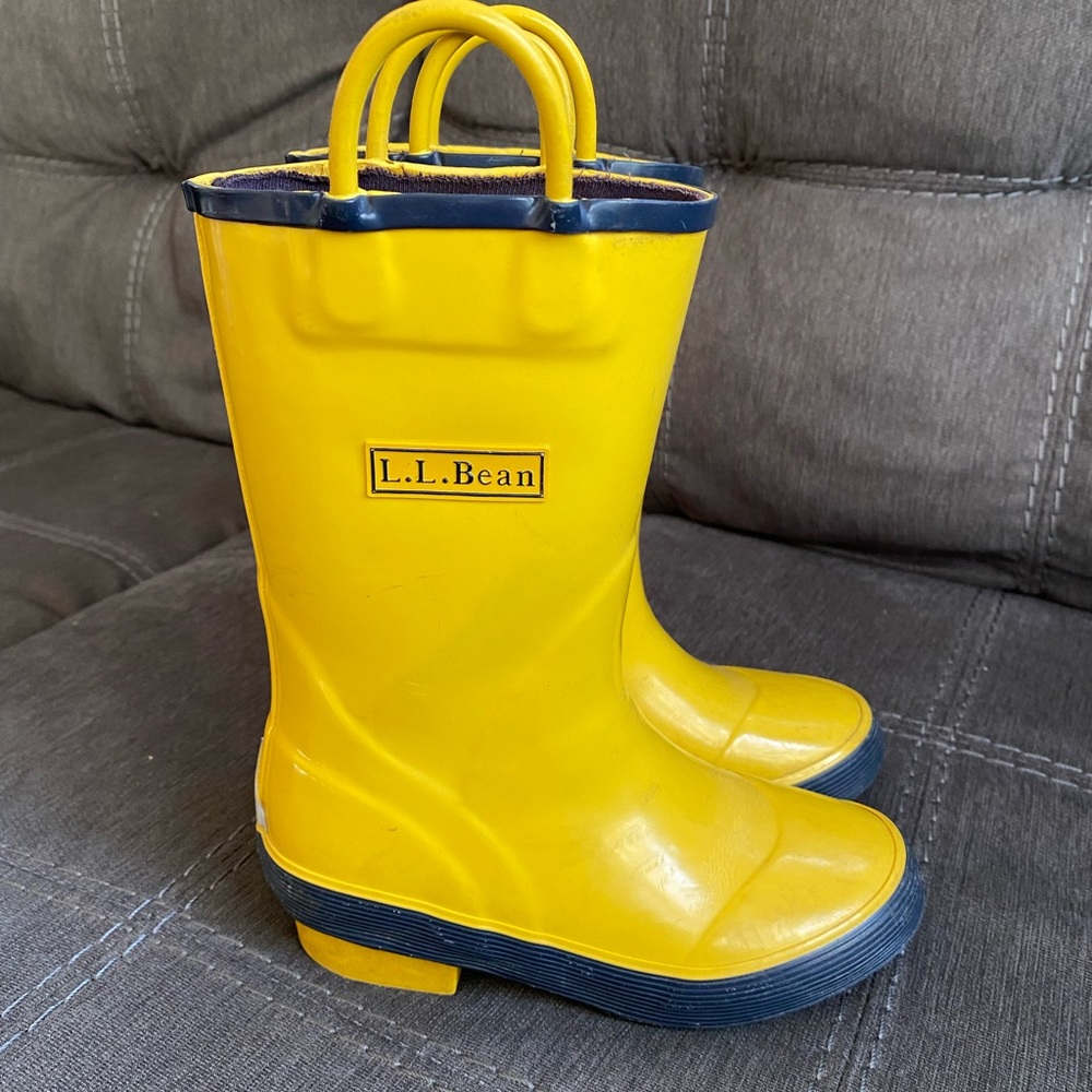 ((SOLD))L.L.Bean Kids' Puddle Stompers Rain Boots